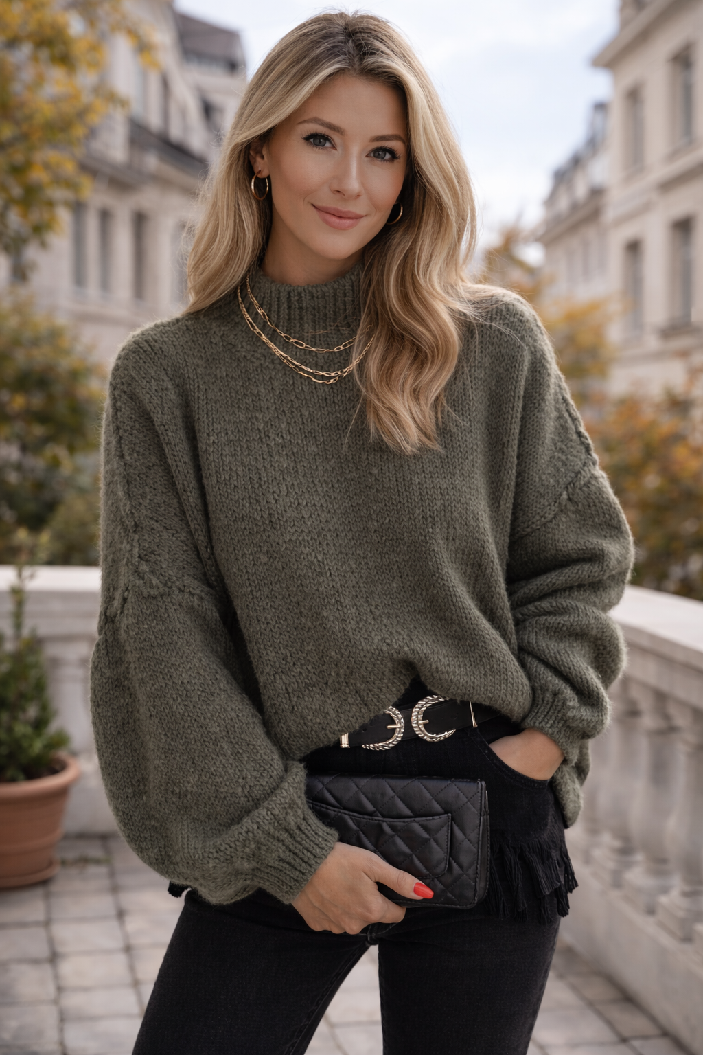 Strikkegenser Dame Oversized Komfort | LØVIA