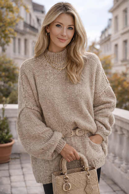 Strikkegenser Dame Oversized Komfort | LØVIA