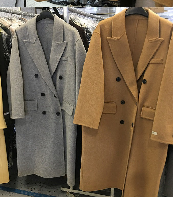 Italiensk Ullfrakk Dame Elegant – LØVIA