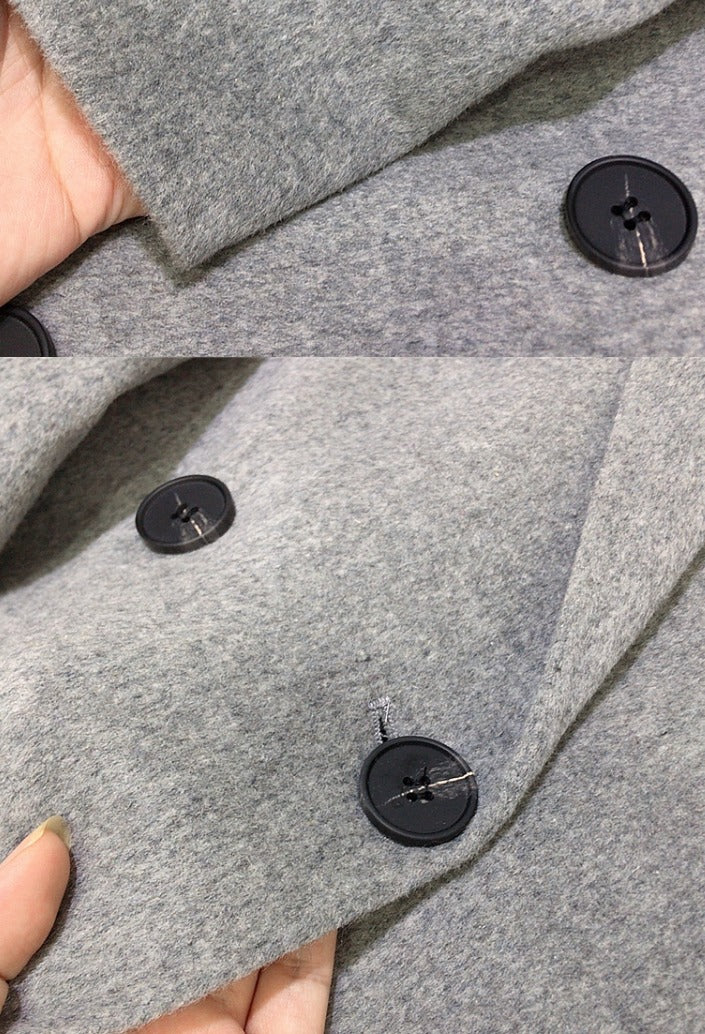 Italiensk Ullfrakk Dame Elegant – LØVIA