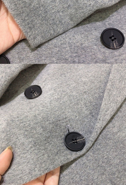 Italiensk Ullfrakk Dame Elegant – LØVIA